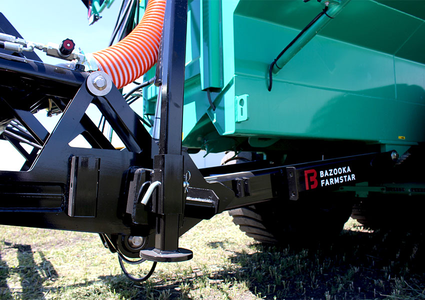 Quick Attach Dribble Tank Bar-H-Frame Feature