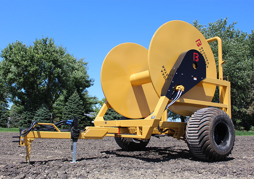 1810 Pivoting Hose Reel - Bazooka Farmstar