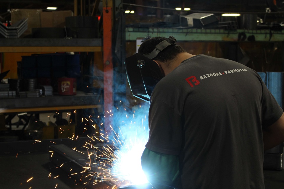 Bazooka Employee Welding