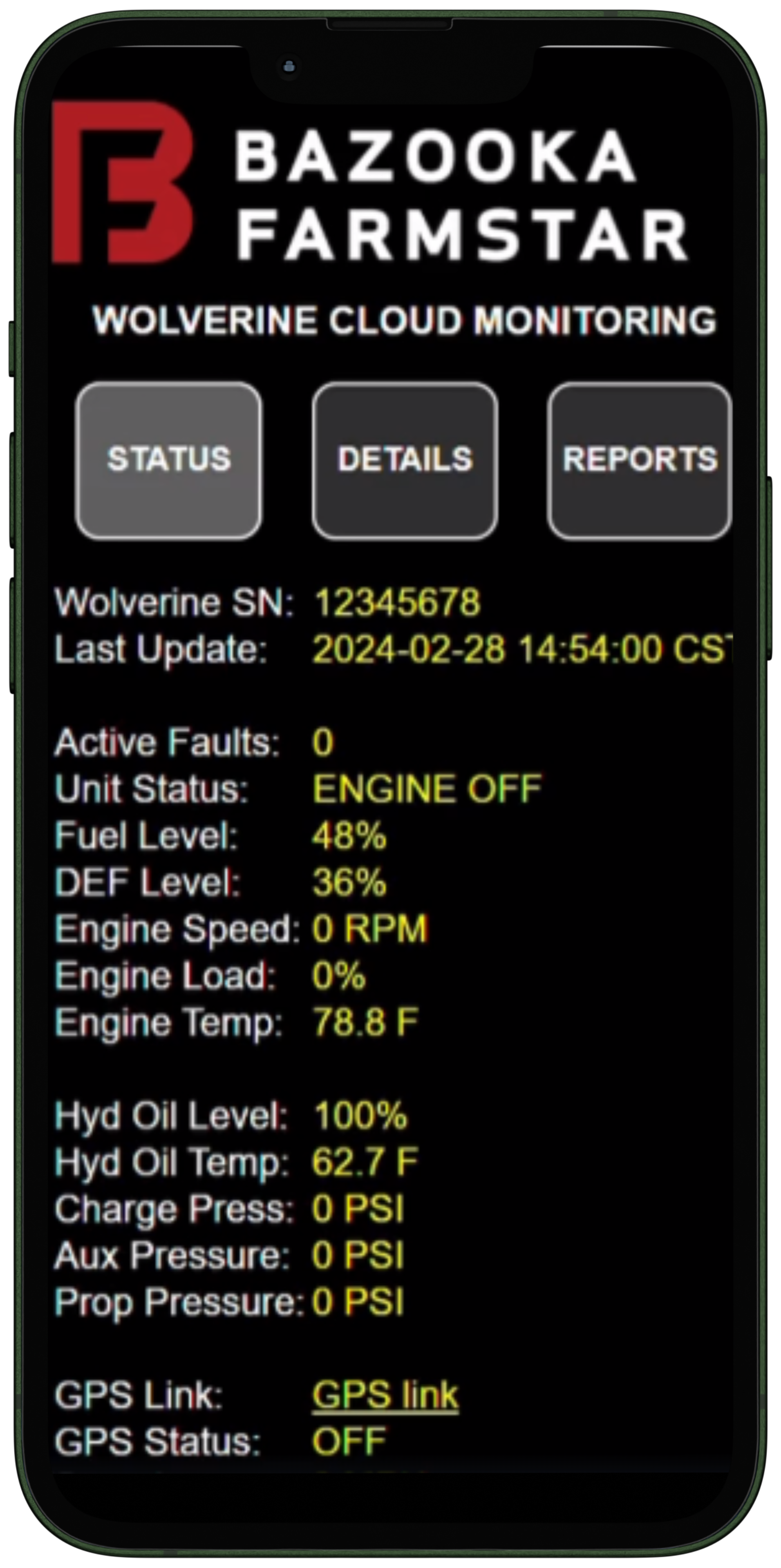 wolverine cloud monitoring live status